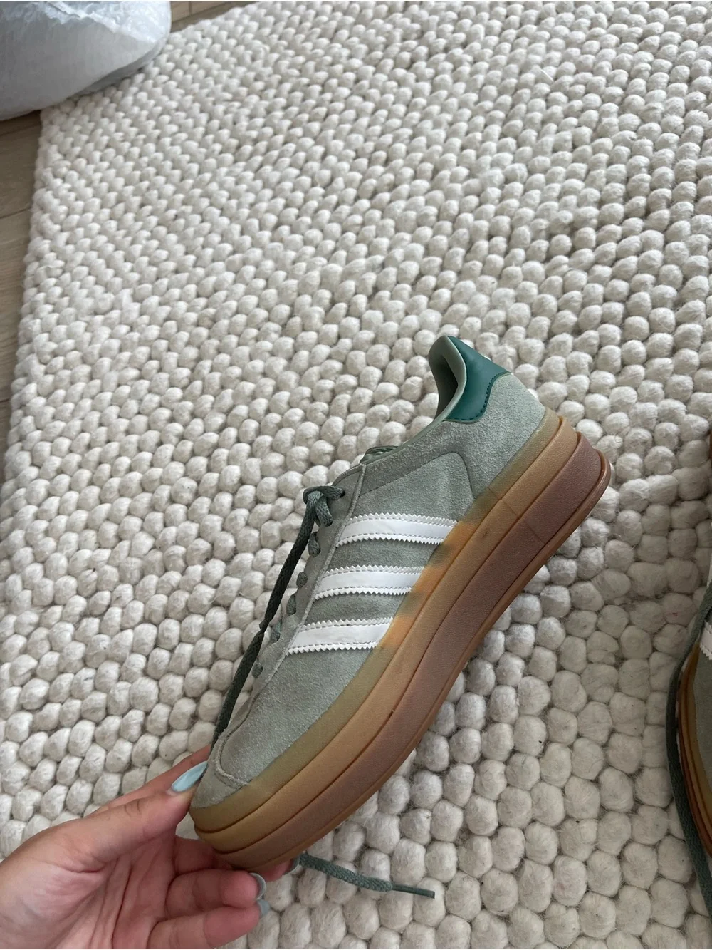 Adidas Green Suede Gazelle Sneakers
